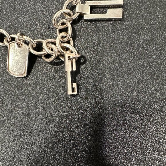 Gucci Sterling Silver Charm Necklace. (172836) - Picture 16 of 16